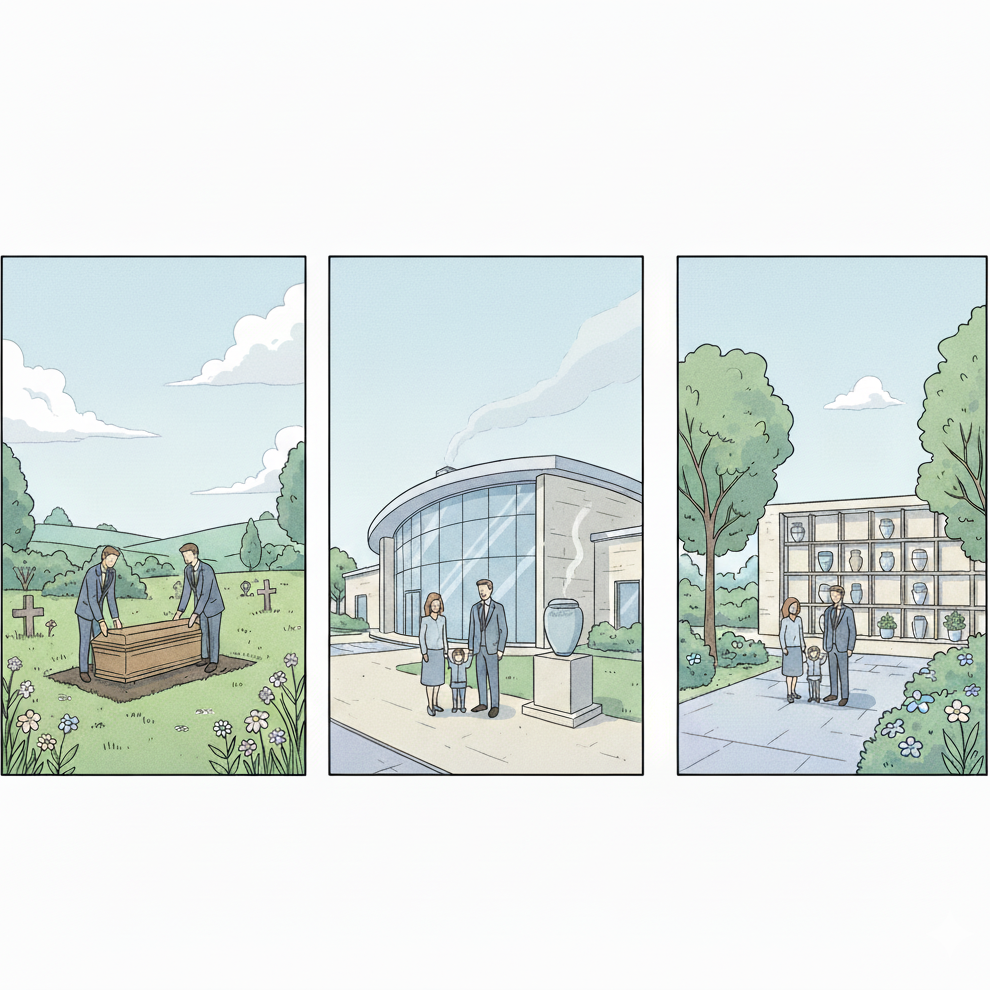 Que peut-on  choisir  comme  méthodes de funérailles  pour son corps ?