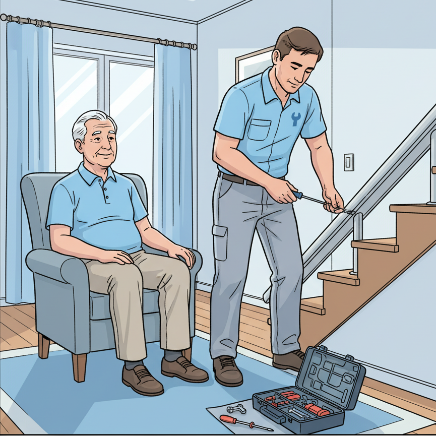 Comment s’effectue la maintenance d’un monte-escalier ?