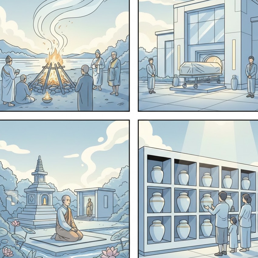 Quelles sont les pratiques de la crémation dans les différentes religions ?